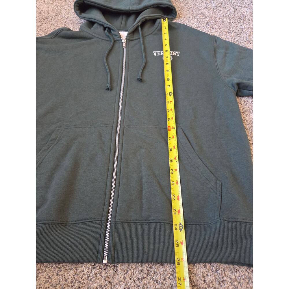 NWT Womans Vermont Lounge Set Dark Green Zip Up Hoodie & Shorts Set Size Med. - Picture 7 of 12
